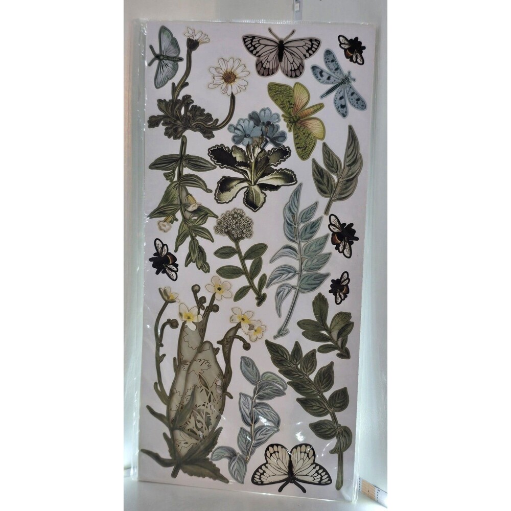 49 and Market Krafty Garden Laser Cut Wildflowers 72 Elements KG-26634 NEW